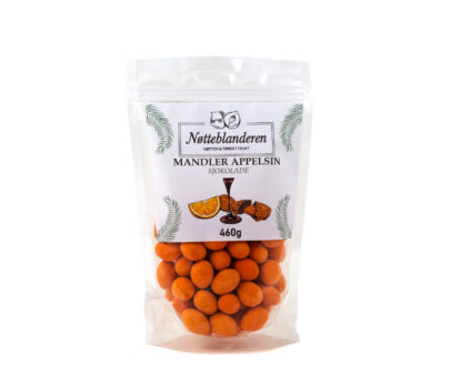 Mandler med sjokolade og appelsin 460 g